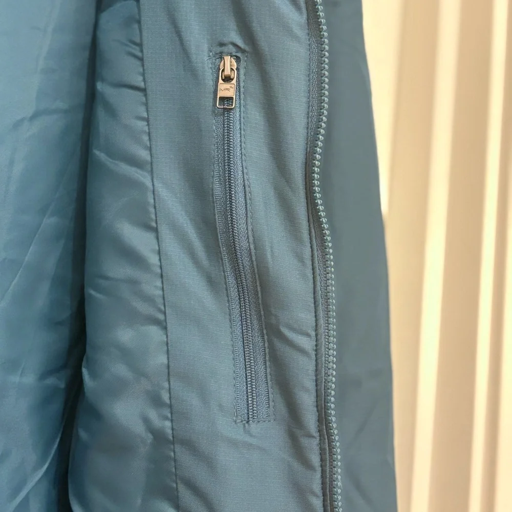 NWT [Mark Russo] Teal Insulated Full-Zip Outdoor Coat Jacket Women’s Medium - Picture 6 of 11